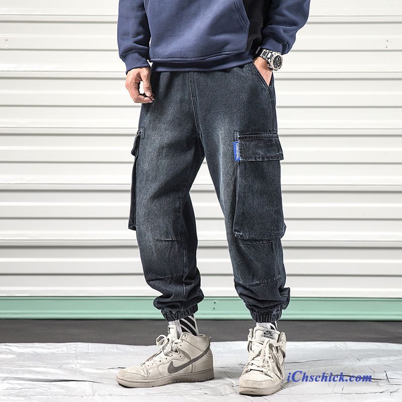 Bekleidung Jeans Herren Hosen Trendmarke Allgleiches Gerade Blau Online