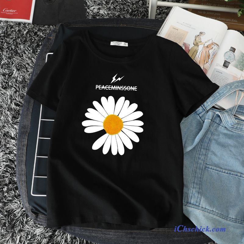 Bekleidung T-shirts Damen Feder Mantel Allgleiches Lose Purpur Lila Weiß Günstig