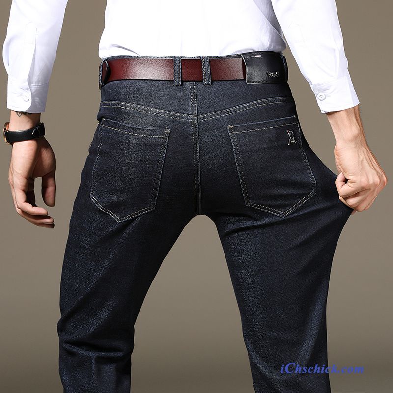 Jeans Mit Kontrastmode Herren, Herren Jeans Lederoptik Günstig