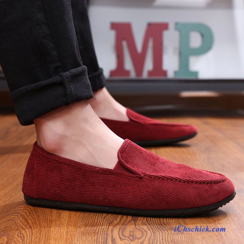 Leder Slipper Herren Farbig, Schuhe Klettverschluss Herren Günstig