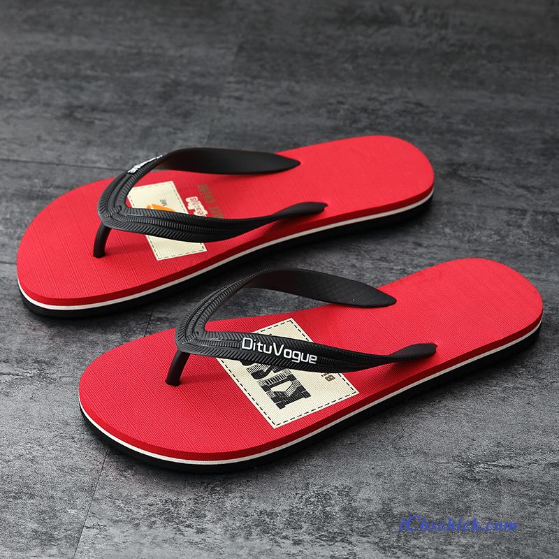 Schuhe Flip Flops Täglich Allgleiches Hausschuhe Rutschsicher Neue Grün Sale