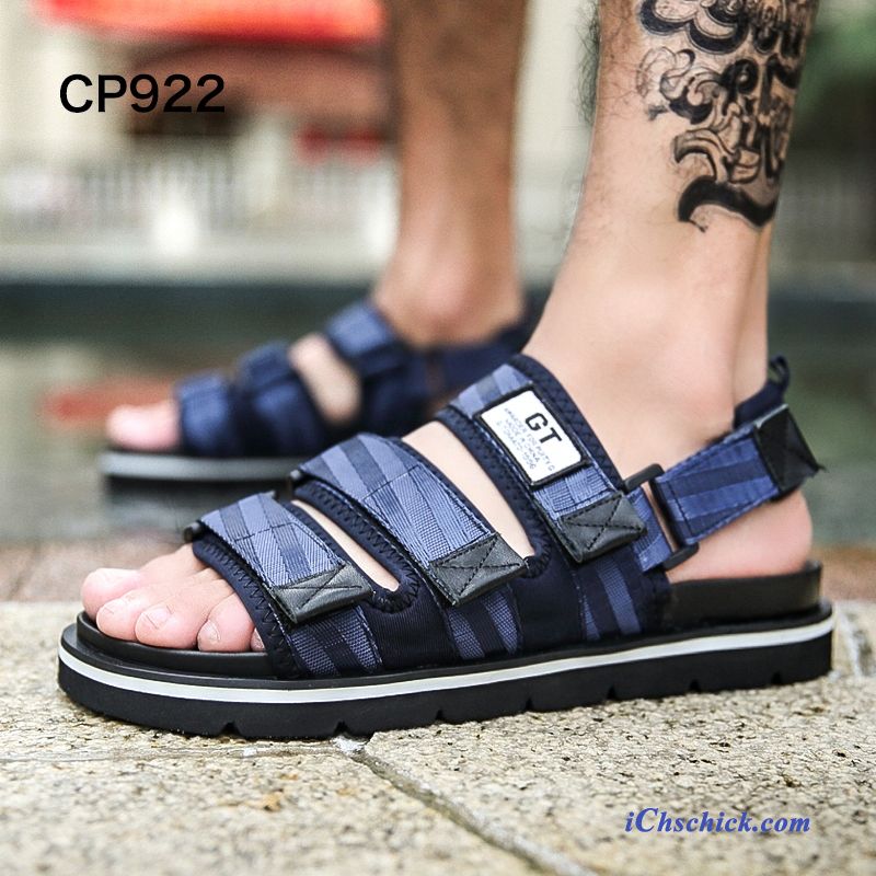 Schuhe Sandalen Draussen Luftkissen Rom Sommer Weiche Sohle Sandfarben Schwarz Kaufen